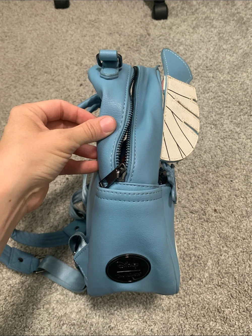 Her Universe Lilo and Stitch Character Mummy Blue Backpack